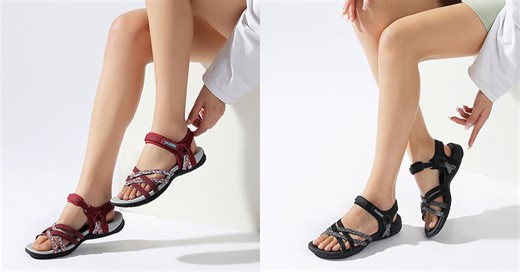 Watch arch support womens sandals on Amazon Live