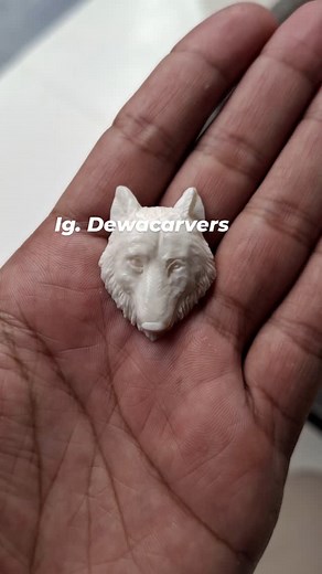 wolf head made of bone #bonecarvings #bonecarvingpendant #hawaii #woodcarving #balicraft #skull #bonecarving #handmade #jewellery #handmandejewellery | Dewa Pastika Bali Carvers