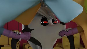 Rainbow Dash and Applejack get milked by Loona