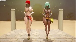RWBY Pyrrha and Emerald Dancing &lpar;Worth It&rpar; jicjic