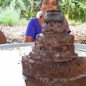 என்னது எரிமலை கேக் ஆ.. Volcano Cake Experment Village Style Cake Recipe|| Village super cooking | Wirally Food - தமிழ்