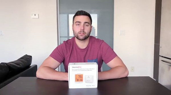 ThermoPro TP63 Digital Wireless Hygrometer Indoor Outdoor Thermometer Wireless Temperature and Humidity Monitor with Cold- resistant and Waterproof Humidity Gauge, 200ft / 60m Range