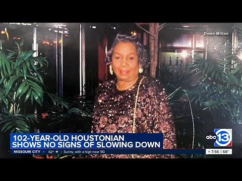 102-year-old Houston woman in high heels shows no signs of slowing down