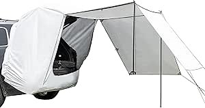SUV Tailgate Tent for Car Camping Road Trip，Waterproof Hatchback Camping Car Tents，Car Awning Sun Shelter Outdoor Travel Preferred, Portable Camper Sun Shade for SUV/MPV