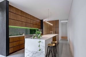 [Hot Item] Contemporary High Quality Wood Grain Bespoke Kitchen Design Storage Rack L-Shaped Kitchen Oven Cabinets