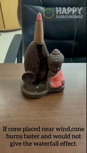 Backflow Incense Cones Pack of (25 Cones) - 100% Natural Backflow Incense Cones - Traditional Indian Incense (No Damaged Cones Hand Sorted Packet) (Chamomile)