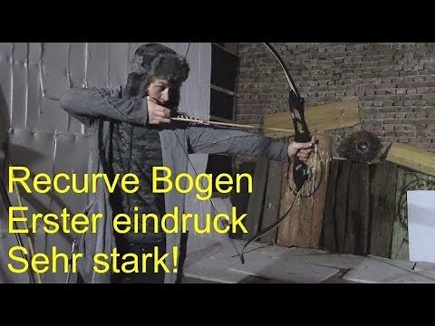 Recurve Bogen Hellbow 50 lbs Jagd Bogen Erster Eindruck (Test)