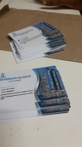 Business Cards Designs and Printing Having a beautifully designed Business Material: 400 gsm matte card paper stock with 800 gsm options. Finishing: Full-color printing, matte or gloss lamination with rounded corner Minimum order Quantity 50 gsm or 800 gsm | Kulmis Printing Center KPC