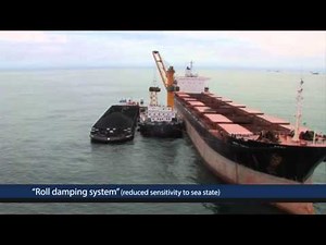 Floating crane Princesse Abby video