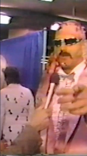 Regis Philbin backstage at WrestleMania with Jesse Ventura #regisphilbin #jesseventura