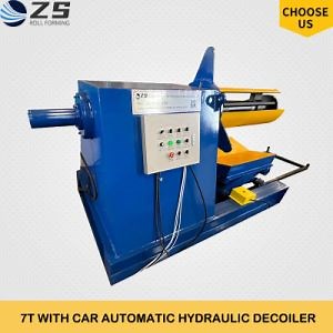 [Hot Item] 5-15 Tons with Coil Car Full-Automatic Metal Steel Decoiler