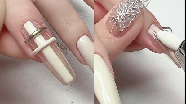 Saviland 2PCS Chrome Nail Powder Set - Metallic Mirror Effect Chrome Powder for Gel Nails, Manicure Nail Art Pigment Silver Gold Chrome Powder Nail Decoration Glitter Dust for Nail Art