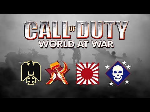 Call of Duty: World At War - All Spawn, Victory, Defeat Themes with Announcers