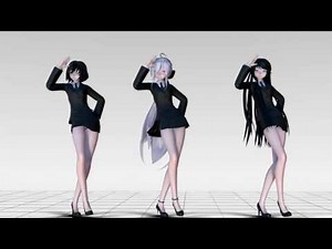 [MMD]1605 TDA Uniform Haku,Tori&Yoru Hot Dance Classic Ver3[DL][1080P,60FPS][Ray-MMD]