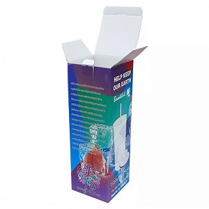 [Hot Item] Custom Offset Printing Spot UV Matt Film Lamination Recycled Corrugated Cardboard Paper Bamboo Utensils Set Fork Scoop Mug Gift Packing Packaging Carton Box