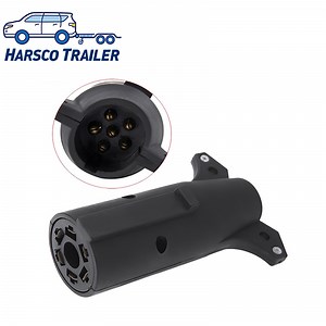 [Hot Item] Trailer Caravan Plug Converter America 12V 4pin Blade Trailer Plug