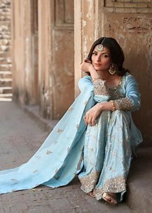 4 Piece - Embroidered Charmeuse Silk Farshi Shalwar Suit - Organza Dupatta - Potli Bag - Etsy