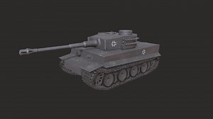 WW2_Tiger_Tank - 3D model by Remestone