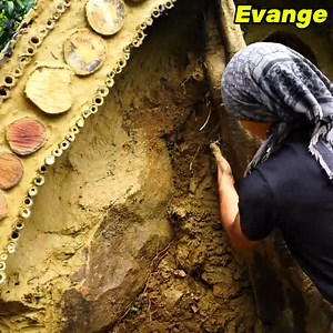 244K views · 3.6K reactions | Hidden deep beneath a giant fallen tree root built a Bushcraft survival house | Evange | Facebook