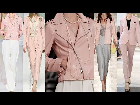 1 de los COLORES QUE SE LLEVARAN este OTOÑO INVIERNO 2021 2022 /COMBINACIONES de ROPA en ROSA