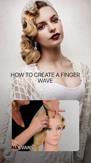 HOW TO CREATE A FINGER WAVE: Mastering the Art of Finger Waves 💫 | Lorna Evans Education