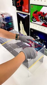 Acrylic Display Case Compatible with Technic M 1000 RR 42130, Dust-Proof Display Box Compatible with 42130, Size: 19.6x9.84x12.9 inch (NOT Included The Model)