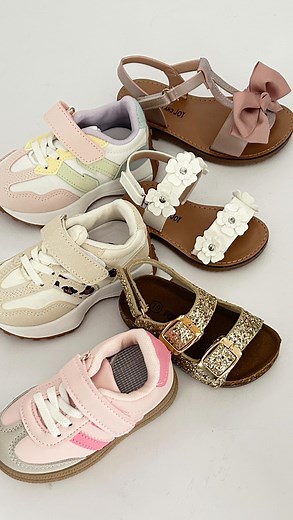 Our Spring/Summer collection is bursting with beautiful shoes for your children ☀️ #childrensboutique #kidsfashion #childrensfootwear #childrenswear #summer #sandals #trainers | Itty Bitty Boutique
