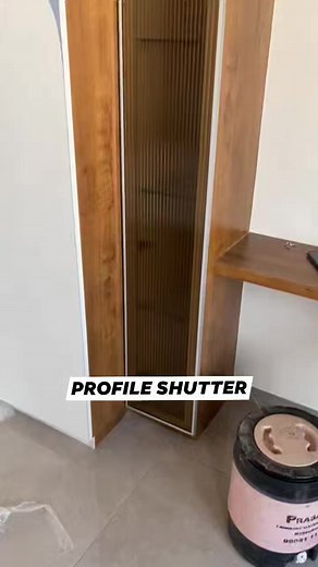 We offer the finest quality Aluminium Profile Shutter With Fluted Glass that is highly demanded in houses for keeping stuff. Contact us 7990949623 | LP Enterprise