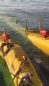 Underwater pipe laying work of S1 Vasishta project of ONGC in progress in Eastern Offshore on Derrick Barge DB30 #oilandgas Dharmendra Pradhan | ONGC Limited