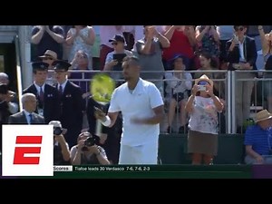 Nick Kyrgios beats Denis Istomin at Wimbledon 2018 [highlights/analysis/presser] | ESPN
