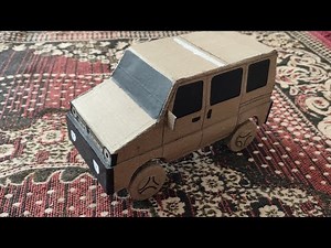 How to Make Cardboard Van Making ll Cardboard idea ll