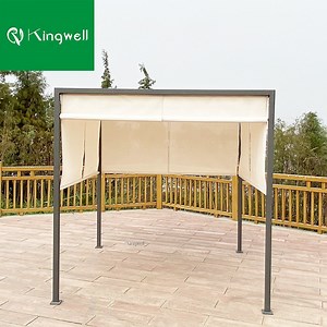 [Hot Item] Outdoor Customized Sunbed Modern Chaise Lounge Canopy Daybed for Patio Hotel Project