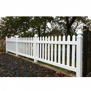 [Hot Item] 6 FT X 8 FT Dark Grey Vinyl Plastic Fence Panel UV Resistant Flexible Plastic Garden Fence Post & Rail Fencing
