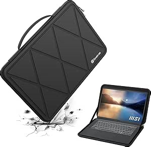 Smatree Hard EVA Protective Sleeve Case Compatible for 15.6 inch MSI Prestige 15 A11SCS/A11SCX/A11SC/A10SC, for 15.6 inch MSI Stealth GS66 12UHS/12UH/12UGS Laptop (X8277)