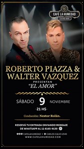 24 reactions · 5 comments | CAFE LA HUMEDAD PRESENTA A ROBERTO...