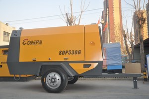 [Hot Item] Portable Diesel Air Compressor for pneumatic drills, grinders, pumps, sandblasters, spray guns