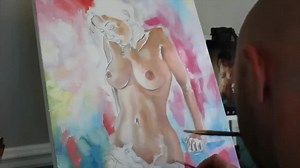 Nudeart CANVAS Woman Painting, Female Form CANVAS Print, Nudeart Sketch, Naked Woman Painting - Etsy UK