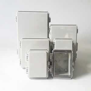 [Hot Item] ABS Waterproof IP67 Hinged Electronic Enclosure Plastic Distribution Box