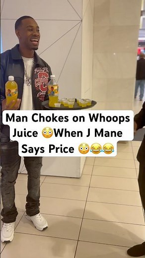 Man chokes On J Manes Whoop Juice 😳😂