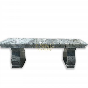 [Hot Item] Marble Park Garden Landscaping Stone Outdoor Table Benches for Sale