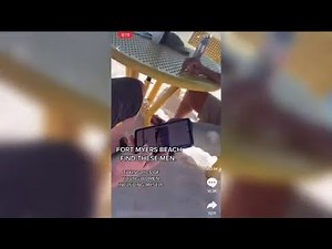 Fort Myers Beach creeper caught taking pictures of women