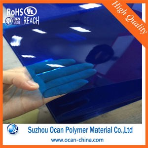 [Hot Item] Dark Blue Transparent PVC Sheet for Sunglass