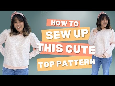 🧵❤️Let's Sew Up A FREE Sweatshirt Pattern Using my BABYLOCK Accolade- Super Easy AND Quick Sew! 🧵 🪡