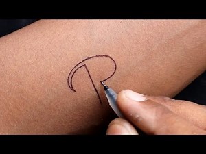 Simple but beautiful R❤️ letter tattoo design