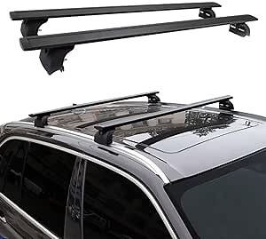 Crossbars Roof Rack Rails Fits for Jeep Compass 2017-2025 Aluminum Bars Cargo Carrier