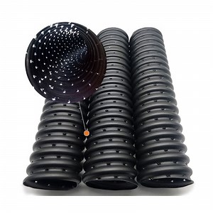 [Hot Item] 110mm HDPE Underground Perforated Corrugated Drainage Pipe