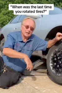 Mr. Scotty Kilmer, please don't judge me. As a fellow car enthusiast, I appreciate your car videos! Besides jokes, it’s a friendly reminder to rotate tires every 5,000 mi or as recommended by the vehicle manufacturer. 👍 #scottykilmer #tires #tirerotation | Way.com