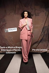 Questa canzone mi ha preso subito😍 Si intitola "Più che un' idea" Testo e musica sono di Biagio Antonacci e Placido Salamone. La voce di Laura che è ritornata alla grandissima 🎤🎶 ...Spargo nelle vene il tuo suono Non è voce ma è incanto E m'incanti Sei tu quello mio Il mio re Quello che nessuno ha capito di noi Siamo più che un'idea Più che un'idea...💖 Admin:*Grá* | Laura ha creduto nel suo sogno
