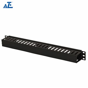 1u Horizontal Plastic Cable Management Organizer for Server Racks