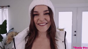 Creampie my big tits stepsis without a condom